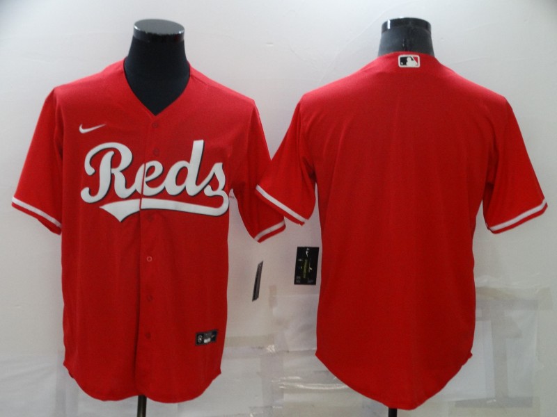 Cheap 2021 Men Cincinnati Reds Nike red blank MLB Jersey